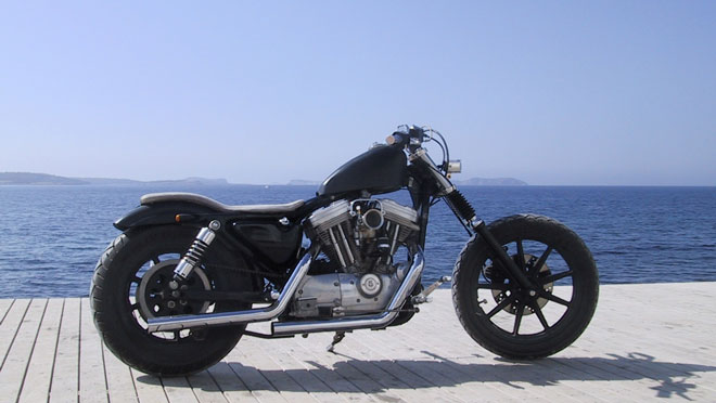 Nice Bike in front of Sant Antonio Bay